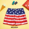 imageBRISIRA Boys Swim Trunks Bathing Suit Compression Boxer Brief Liner Swim Shorts Swimsuit AntiChafe Toddler Kids Youth TeenAmericanflag