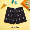 imageBRISIRA Boys Swim Trunks Bathing Suit Compression Boxer Brief Liner Swim Shorts Swimsuit AntiChafe Toddler Kids Youth TeenAnchorblack