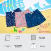 imageBRISIRA Boys Swim Trunks Bathing Suit Compression Boxer Brief Liner Swim Shorts Swimsuit AntiChafe Toddler Kids Youth TeenBlue Pineapple