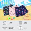 imageBRISIRA Boys Swim Trunks Bathing Suit Compression Boxer Brief Liner Swim Shorts Swimsuit AntiChafe Toddler Kids Youth TeenFlamingo