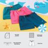 imageBRISIRA Boys Swim Trunks Bathing Suit Compression Boxer Brief Liner Swim Shorts Swimsuit AntiChafe Toddler Kids Youth TeenHotpink