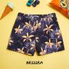 imageBRISIRA Boys Swim Trunks Bathing Suit Compression Boxer Brief Liner Swim Shorts Swimsuit AntiChafe Toddler Kids Youth TeenYellowflower