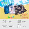 imageBRISIRA Boys Swim Trunks Bathing Suit Compression Boxer Brief Liner Swim Shorts Swimsuit AntiChafe Toddler Kids Youth TeenYellowflower