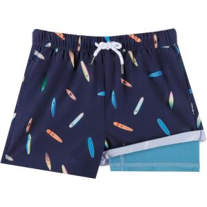 imageBRISIRA Boys Swim Trunks Bathing Suit Compression Boxer Brief Liner Swim Shorts Swimsuit AntiChafe Toddler Kids Youth TeenSkate