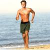 imageBRISIRA Mens Swim Trunks Swim Shorts Quick Dry 5 inch Inseam Beach Shorts with Compression Liner and Zipper PocketBlackarmygreen