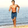 imageBRISIRA Mens Swim Trunks Swim Shorts Quick Dry 5 inch Inseam Beach Shorts with Compression Liner and Zipper PocketBlackcopenblue