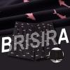 imageBRISIRA Mens Swim Trunks Swim Shorts Quick Dry 5 inch Inseam Beach Shorts with Compression Liner and Zipper PocketBlackpink Shark