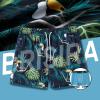 imageBRISIRA Mens Swim Trunks Swim Shorts Quick Dry 5 inch Inseam Beach Shorts with Compression Liner and Zipper PocketBlacktoucan
