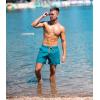 imageBRISIRA Mens Swim Trunks Swim Shorts Quick Dry 5 inch Inseam Beach Shorts with Compression Liner and Zipper PocketBlue
