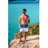 imageBRISIRA Mens Swim Trunks Swim Shorts Quick Dry 5 inch Inseam Beach Shorts with Compression Liner and Zipper PocketBluewhite