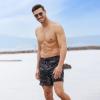 imageBRISIRA Mens Swim Trunks Swim Shorts Quick Dry 5 inch Inseam Beach Shorts with Compression Liner and Zipper PocketCamouflage