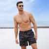 imageBRISIRA Mens Swim Trunks Swim Shorts Quick Dry 5 inch Inseam Beach Shorts with Compression Liner and Zipper PocketCamouflage