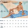 imageBRISIRA Mens Swim Trunks Swim Shorts Quick Dry 5 inch Inseam Beach Shorts with Compression Liner and Zipper PocketCream
