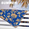 imageBRISIRA Mens Swim Trunks Swim Shorts Quick Dry 5 inch Inseam Beach Shorts with Compression Liner and Zipper PocketGoldcoconuttree