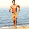 imageBRISIRA Mens Swim Trunks Swim Shorts Quick Dry 5 inch Inseam Beach Shorts with Compression Liner and Zipper PocketKhaki