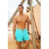 imageBRISIRA Mens Swim Trunks Swim Shorts Quick Dry 5 inch Inseam Beach Shorts with Compression Liner and Zipper PocketLightblue