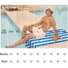 imageBRISIRA Mens Swim Trunks Swim Shorts Quick Dry 5 inch Inseam Beach Shorts with Compression Liner and Zipper PocketNavy