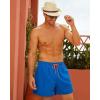 imageBRISIRA Mens Swim Trunks Swim Shorts Quick Dry 5 inch Inseam Beach Shorts with Compression Liner and Zipper PocketRoyalblue