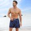 imageBRISIRA Mens Swim Trunks Swim Shorts Quick Dry 5 inch Inseam Beach Shorts with Compression Liner and Zipper PocketSkate