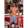 imageBRISIRA Mens Swim Trunks Swim Shorts Quick Dry 5 inch Inseam Beach Shorts with Compression Liner and Zipper PocketStripedarkbluewhite