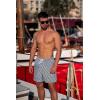 imageBRISIRA Mens Swim Trunks Swim Shorts Quick Dry 5 inch Inseam Beach Shorts with Compression Liner and Zipper PocketStripedarkbluewhite
