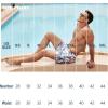 imageBRISIRA Mens Swim Trunks Swim Shorts Quick Dry 5 inch Inseam Beach Shorts with Compression Liner and Zipper PocketStripegreenwhite
