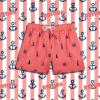 imageBRISIRA Boys Swim Trunks Bathing Suit Compression Liner AntiChafe Swimsuit Swim Shorts Toddler Kids Youth Teen Quick DryRed Anchorlighthouse