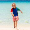 imageBRISIRA Boys Swim Trunks Bathing Suit Compression Liner AntiChafe Swimsuit Swim Shorts Toddler Kids Youth Teen Quick DryRed Anchorlighthouse