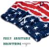 imageBRISIRA Boys Swim Trunks Bathing Suit Compression Liner AntiChafe Swimsuit Swim Shorts Toddler Kids Youth Teen Quick DryRed Whiteblue Flag