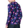 imageBRISIRA Cooling Boys Swim Shirt Long Sleeve Kids Rash Guard Quick Dry Fishing Beach Surf UPF 50 Sun Protection 616YFlamingo