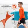 imageBRISIRA Cooling Boys Swim Shirt Long Sleeve Kids Rash Guard Quick Dry Fishing Beach Surf UPF 50 Sun Protection 616YOrange