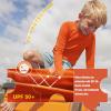 imageBRISIRA Cooling Boys Swim Shirt Long Sleeve Kids Rash Guard Quick Dry Fishing Beach Surf UPF 50 Sun Protection 616YOrange