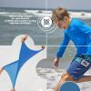 imageBRISIRA Cooling Boys Swim Shirt Long Sleeve Kids Rash Guard Quick Dry Fishing Beach Surf UPF 50 Sun Protection 616YRoyal Blue