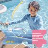 imageBRISIRA Cooling Boys Swim Shirt Long Sleeve Kids Rash Guard Quick Dry Fishing Beach Surf UPF 50 Sun Protection 616YSky Blue