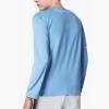 imageBRISIRA Cooling Boys Swim Shirt Long Sleeve Kids Rash Guard Quick Dry Fishing Beach Surf UPF 50 Sun Protection 616YSky Blue