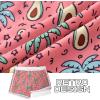 imageBRISIRA Mens Short Swim Trunks with Compression Liner Retro Vintage 8090s Bathing Suit Swim Board Shorts Swimwear Quick DryPinkavocado