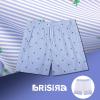 imageBRISIRA Mens Swim Trunks Swim Shorts 7 inch Compression Liner Bathing Suit Beach Shorts Swimwear Stretch Quick Dry PocketsBluecoconuttree