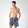 imageBRISIRA Mens Swim Trunks Swim Shorts 7 inch Compression Liner Bathing Suit Beach Shorts Swimwear Stretch Quick Dry PocketsBlueflamingo