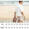 imageBRISIRA Mens Swim Trunks Swim Shorts 7 inch Compression Liner Bathing Suit Beach Shorts Swimwear Stretch Quick Dry PocketsCreamcactus