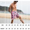 imageBRISIRA Mens Swim Trunks Swim Shorts 7 inch Compression Liner Bathing Suit Beach Shorts Swimwear Stretch Quick Dry PocketsPinkcoconuttree