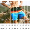 imageBRISIRA Mens Swim Trunks Swim Shorts 7 inch Compression Liner Bathing Suit Beach Shorts Swimwear Stretch Quick Dry PocketsStriped Blackblue