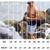 imageBRISIRA Mens Swim Trunks Swim Shorts 7 inch Compression Liner Bathing Suit Beach Shorts Swimwear Stretch Quick Dry PocketsStriped Navywhite