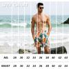 imageBRISIRA Mens Swim Trunks Swim Shorts 7 inch Compression Liner Bathing Suit Beach Shorts Swimwear Stretch Quick Dry PocketsYellowpineapple