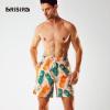 imageBRISIRA Mens Swim Trunks Swim Shorts 7 inch Compression Liner Bathing Suit Beach Shorts Swimwear Stretch Quick Dry PocketsYellowpineapple