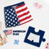 imageBRISIRA Boys Swim Trunks Bathing Suit Compression Boxer Brief Liner AntiChafe Swimsuit Swim Shorts Toddler Kids Youth TeenAmerica Flag