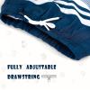 imageBRISIRA Boys Swim Trunks Bathing Suit Compression Boxer Brief Liner AntiChafe Swimsuit Swim Shorts Toddler Kids Youth TeenBluewhite Stripes