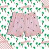 imageBRISIRA Boys Swim Trunks Bathing Suit Compression Boxer Brief Liner AntiChafe Swimsuit Swim Shorts Toddler Kids Youth TeenPinkstripescoconuttree
