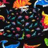 imageBRISIRA Boys Swim Trunks Bathing Suit Compression Liner Swimsuit AntiChafe Swim Shorts Toddler Kids Youth Teen Quick DryBlack Dino