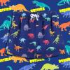 imageBRISIRA Boys Swim Trunks Bathing Suit Compression Liner Swimsuit AntiChafe Swim Shorts Toddler Kids Youth Teen Quick DryBlue Dino