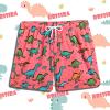 imageBRISIRA Boys Swim Trunks Bathing Suit Compression Liner Swimsuit AntiChafe Swim Shorts Toddler Kids Youth Teen Quick DryPink Dinosaur
